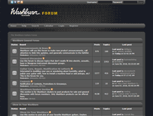 Tablet Screenshot of forums.washburn.com
